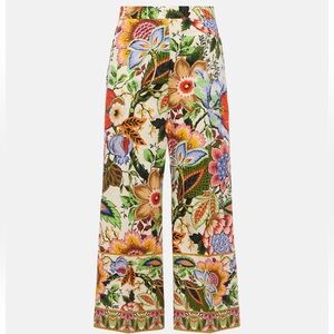 Etro Multicolor Floral Cropped Pants